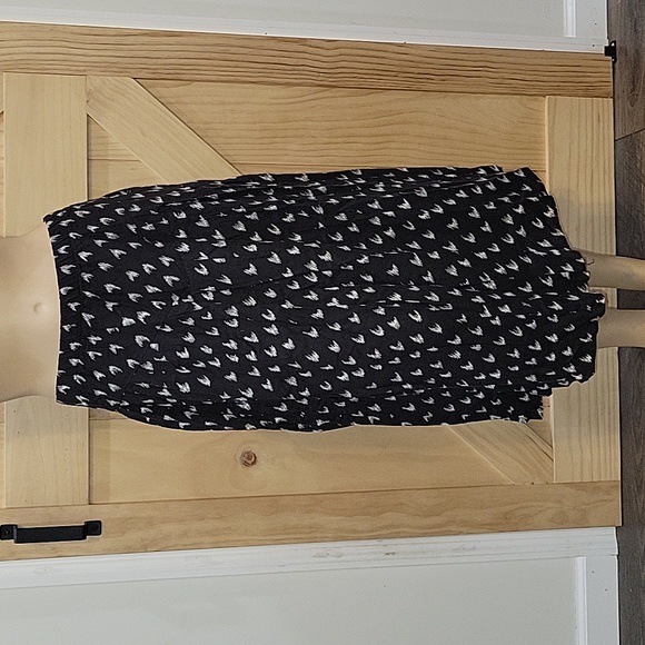 Vintage | Krush Black Houndstooth Pattern Skirt | Small - Picture 1 of 7